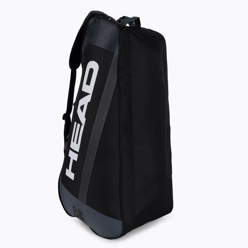 Borsa da tennis HEAD Core 9R Supercombi 60 l nero bianco 3