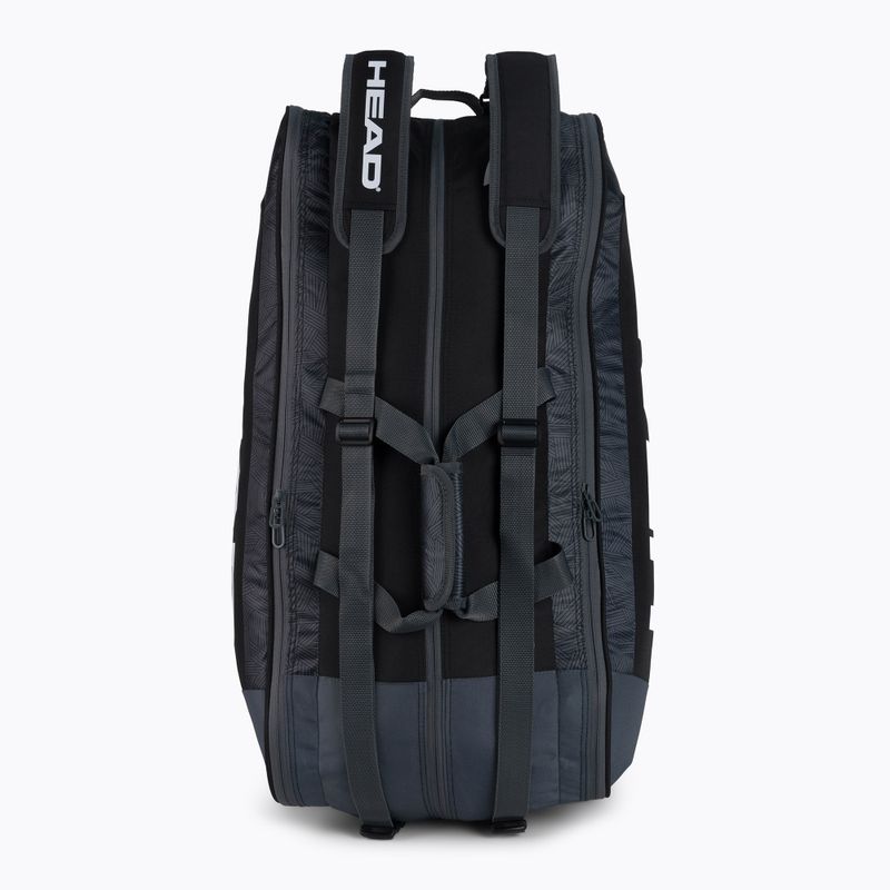 Borsa da tennis HEAD Core 9R Supercombi 60 l nero bianco 4