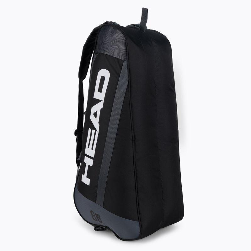 Borsa da tennis HEAD Core 6R Combi 50 l nero bianco 3