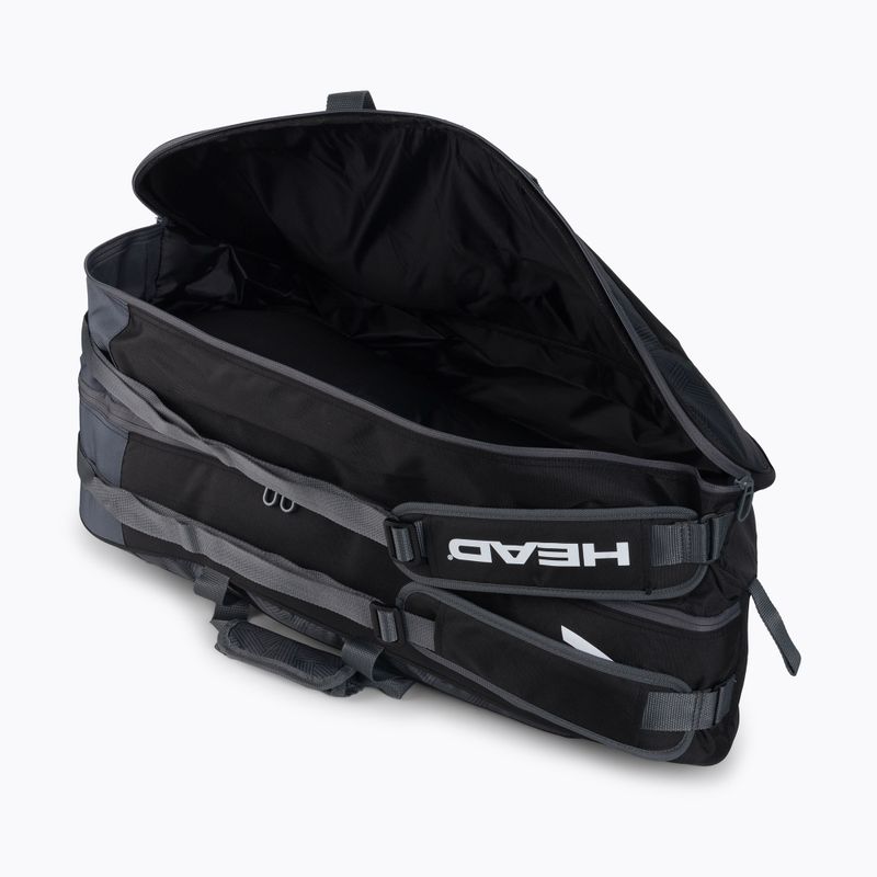 Borsa da tennis HEAD Core 6R Combi 50 l nero bianco 5