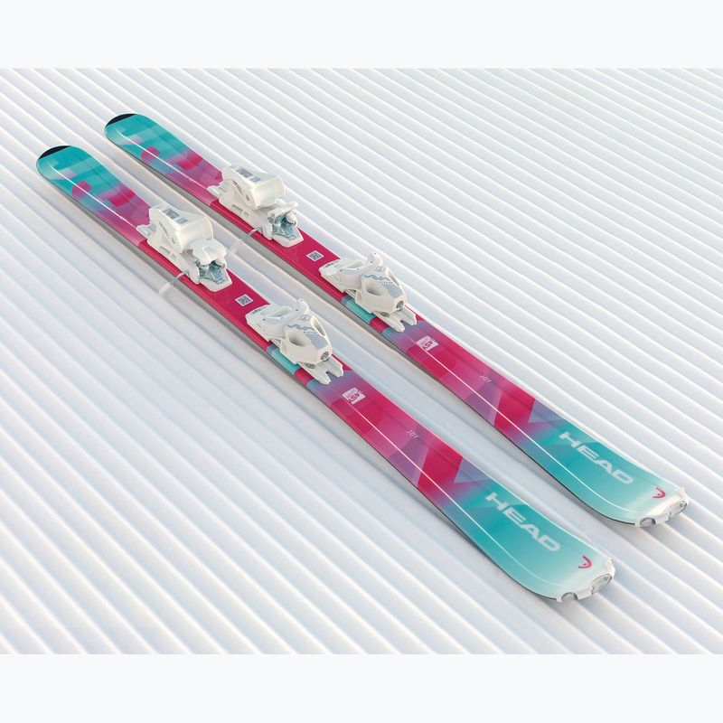 Sci da discesa per bambini HEAD Joy Easy JRS + attacchi Jrs 4.5 GW CA mint/pink 7