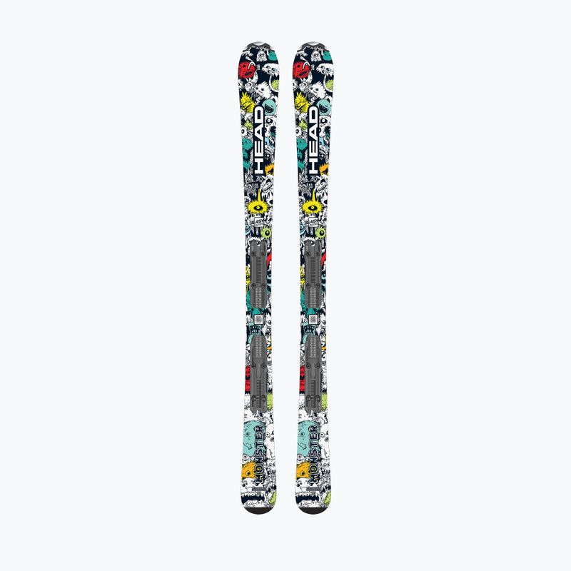 Sci alpini da bambino + attacchi HEAD  Monster Easy JRS + Jrs 7.5 GW CA white/black 2