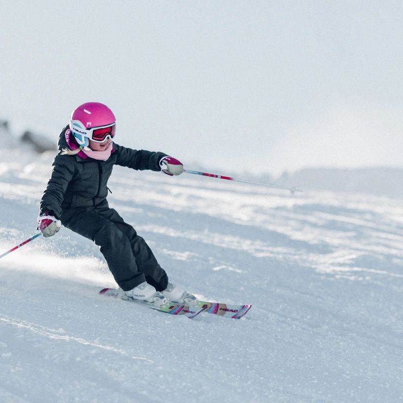 Sci junior HEAD Unicorn Easy JRS + attacchi Jrs 4.5 GW CA white/pink 9