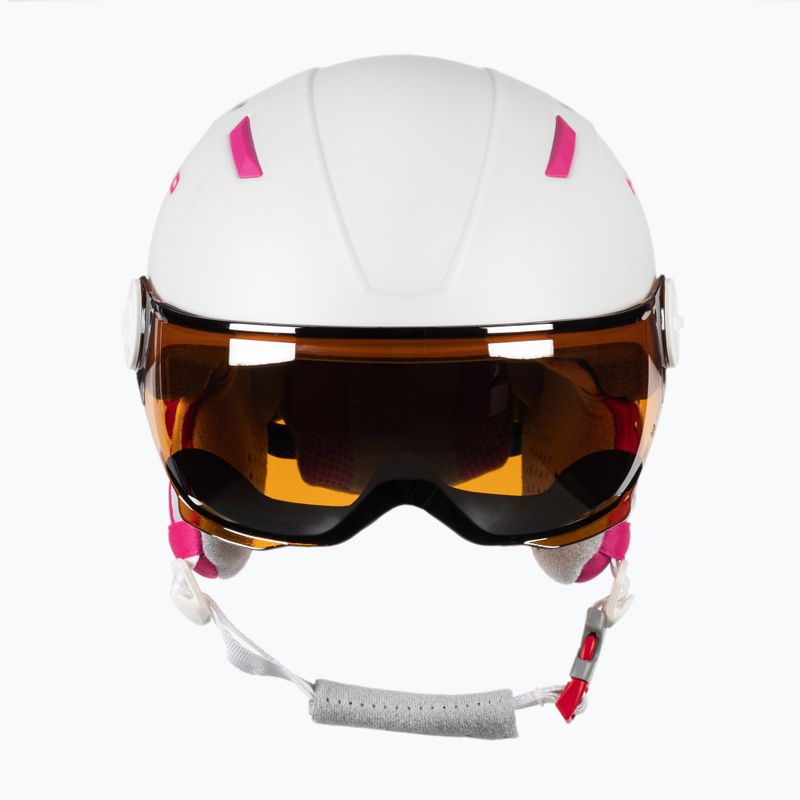 Casco da sci per bambini HEAD Maja Visor bianco 2