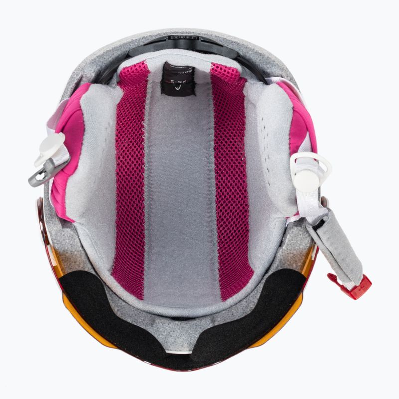 Casco da sci per bambini HEAD Maja Visor bianco 5