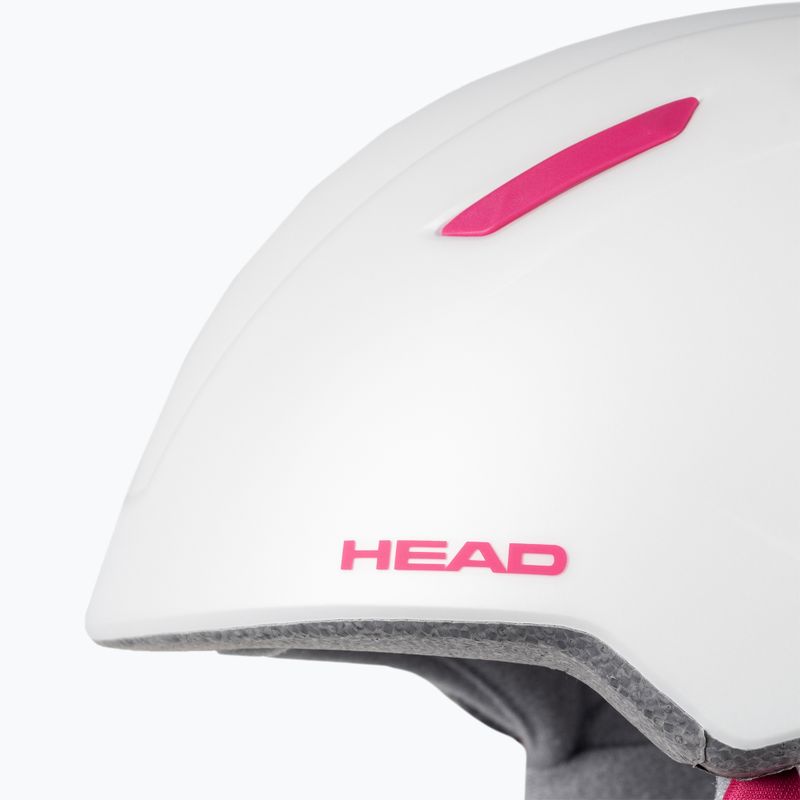 Casco da sci per bambini HEAD Maja bianco 6