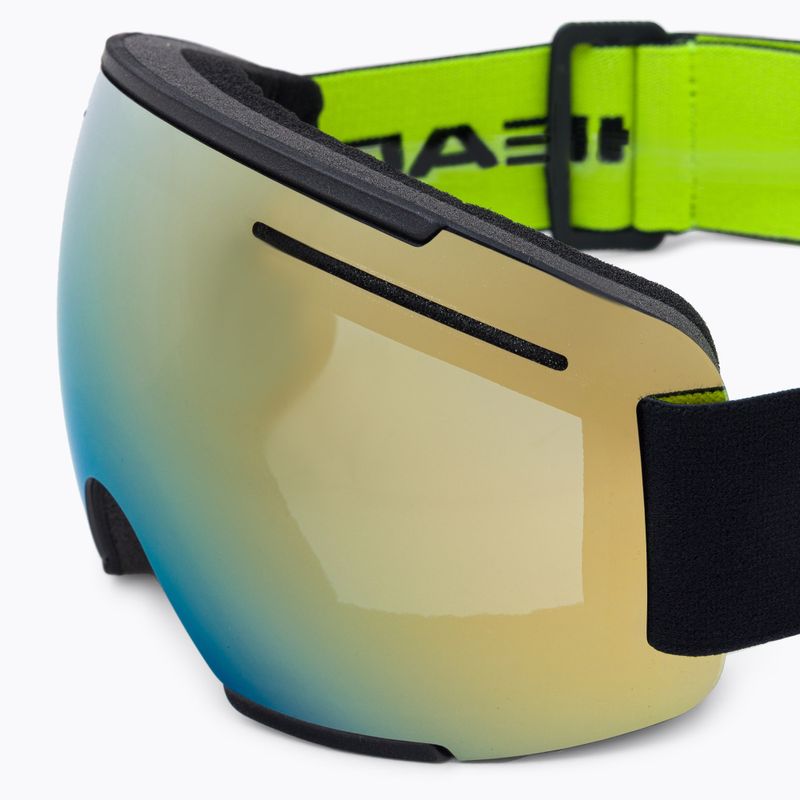 Occhiali da sci HEAD F-LYT lime/nero 5