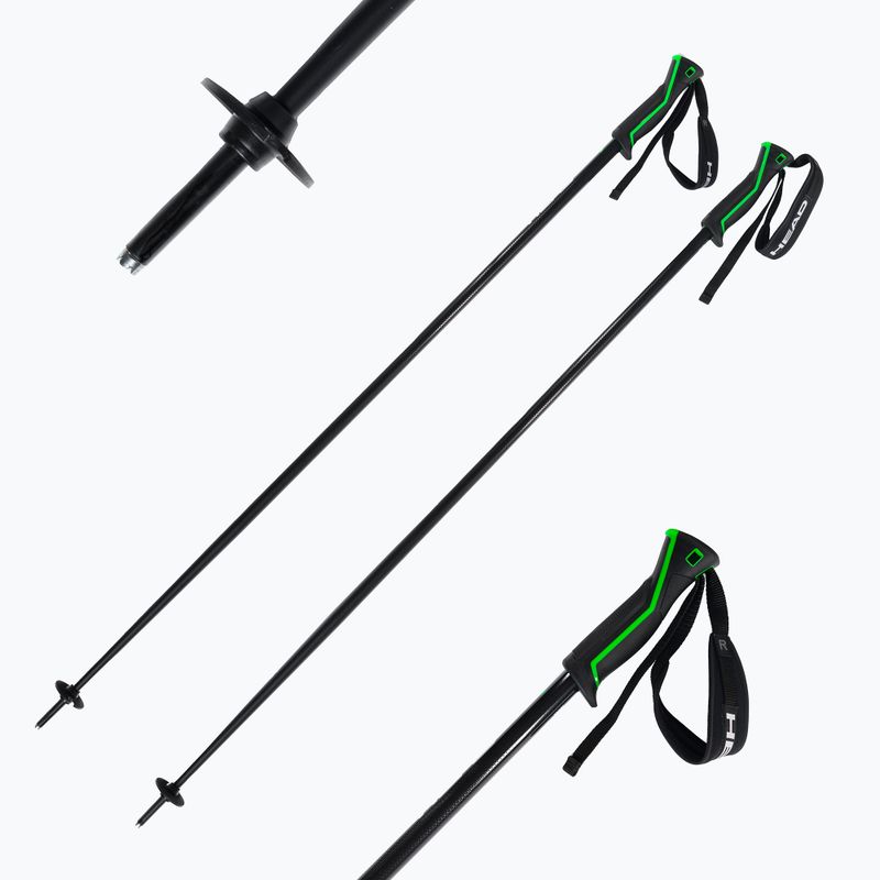 Bastoncini da sci HEAD Frontside antracite/verde 4