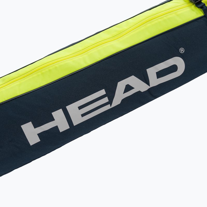 HEAD Single Skibag nero/giallo 3