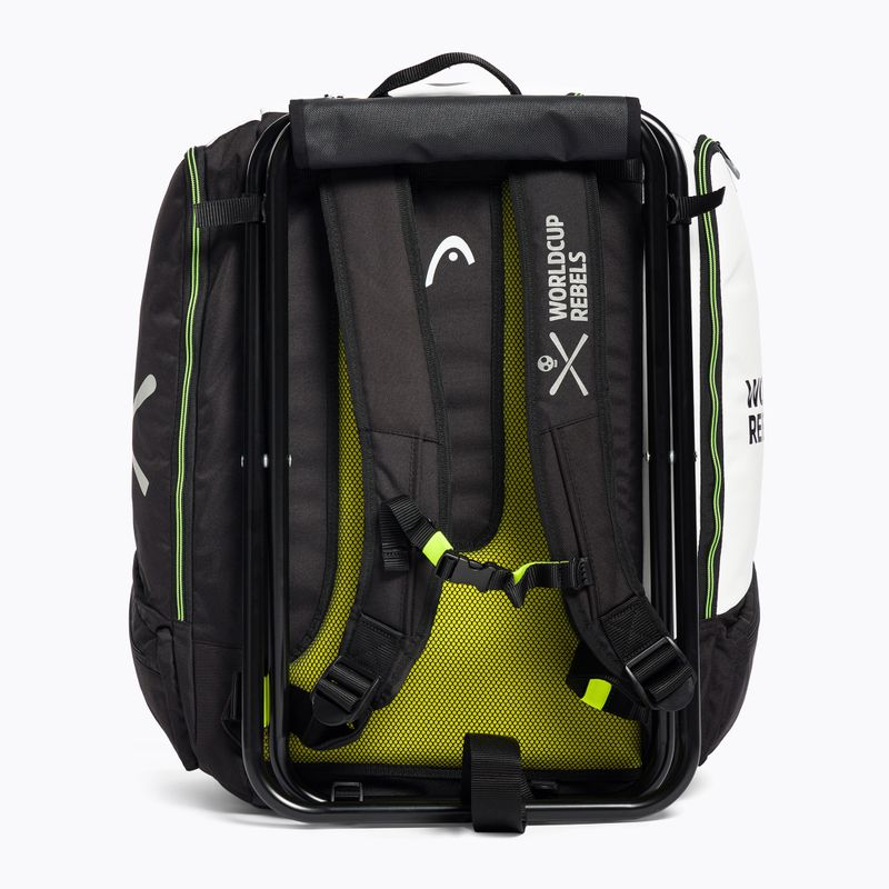 Zaino per allenatori HEAD Rebels 72 l bianco/nero 3
