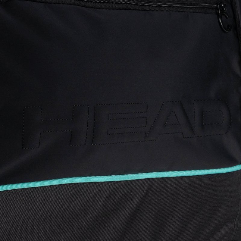 Borsa da tennis HEAD da donna Coco Court 35 l nero/menta 6