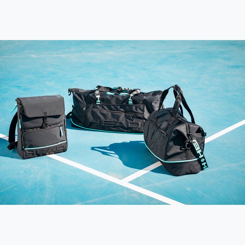 Borsa da tennis HEAD da donna Coco Court 35 l nero/menta 9