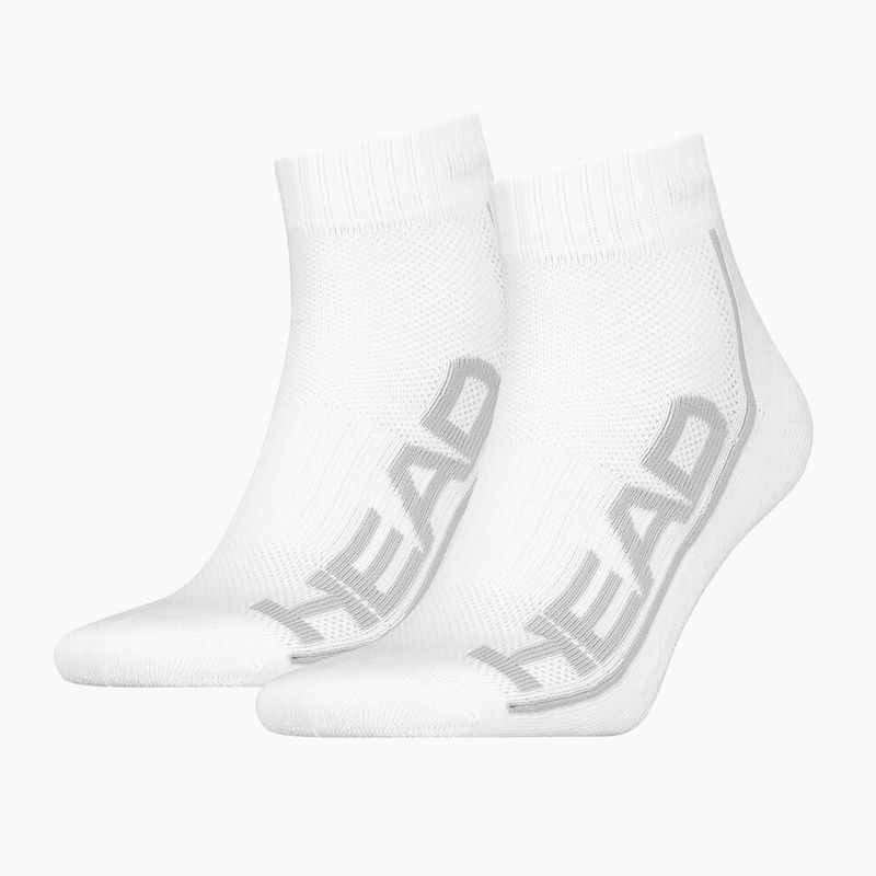 Calze HEAD Tennis 2P Stripe Quarter 2 paia bianco