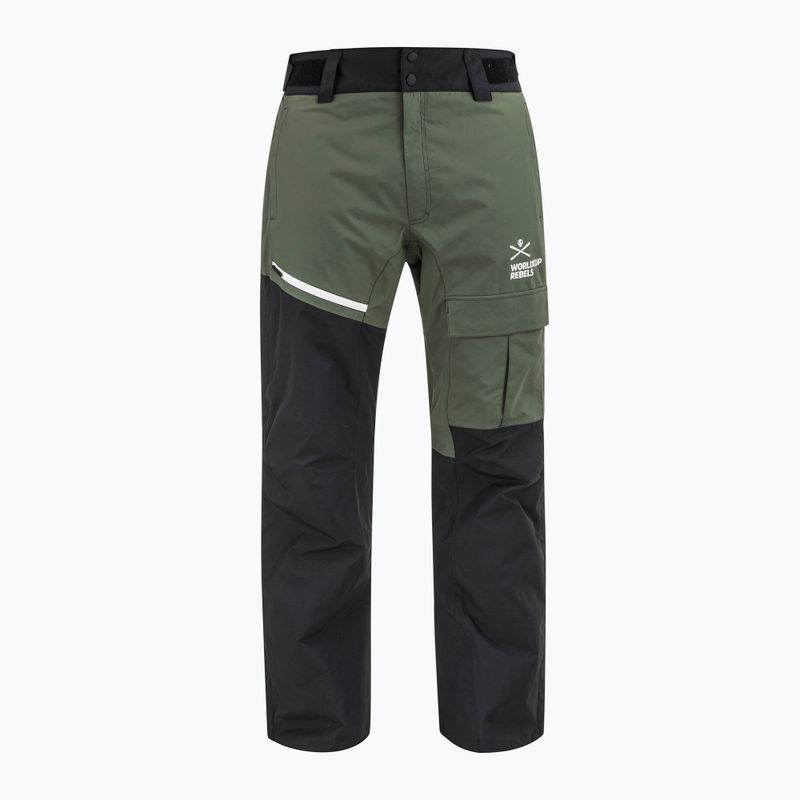 Pantaloni da sci da uomo HEAD Race Nova nero/timo