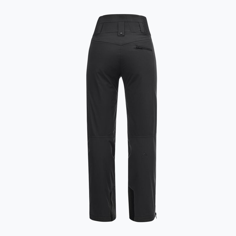 Pantaloni da sci HEAD donna Nero smeraldo 9