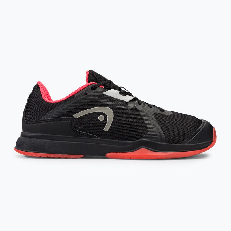 Scarpe da squash HEAD Sprint Team 3.5 Indoor nero/corallo 2