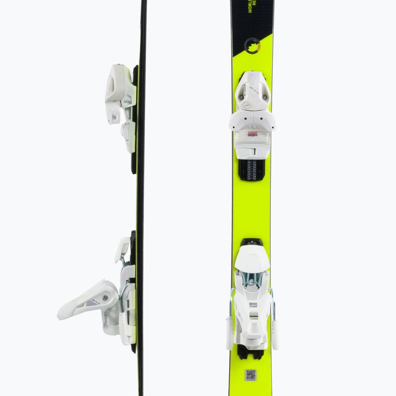 Sci da discesa per bambini HEAD WC e.Race Team SW Jrs + attacchi Jrs 7.5 nero/giallo 4
