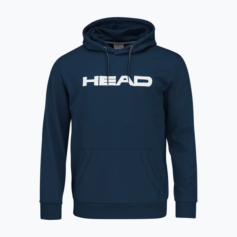 Felpa da tennis da uomo HEAD Club Byron Hoodie navy