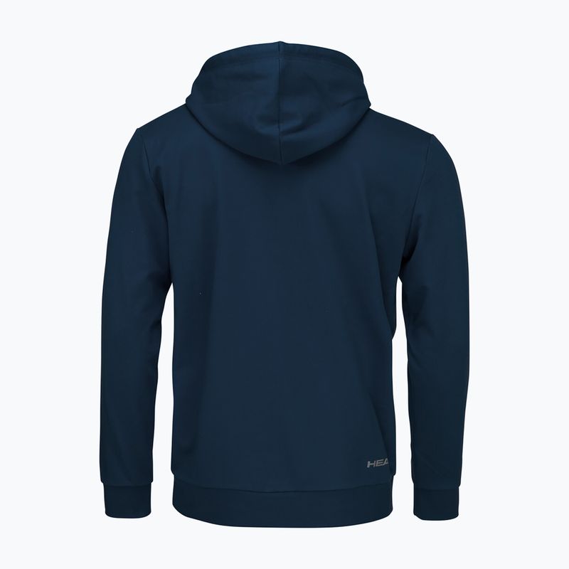 Felpa da tennis da uomo HEAD Club Byron Hoodie navy 2