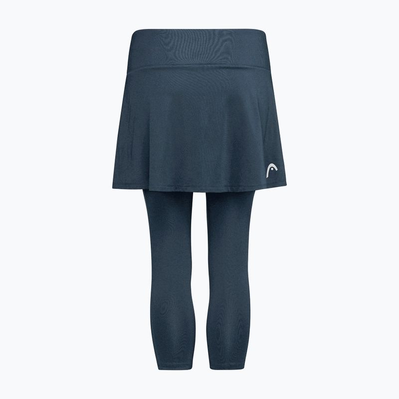Gonna da tennis donna HEAD Club 3/4 Tights Skort navy 2