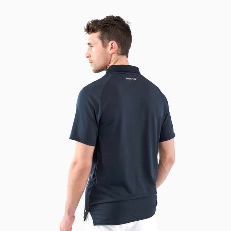Polo da tennis da uomo HEAD Performance Polo navy 2