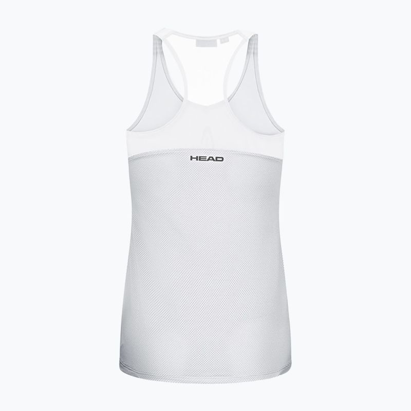 Maglietta da tennis HEAD donna Spirit Tank Top bianco 2