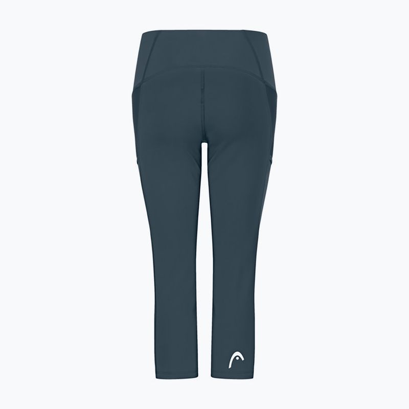 Leggings tennis donna HEAD Power 3/4 navy 2