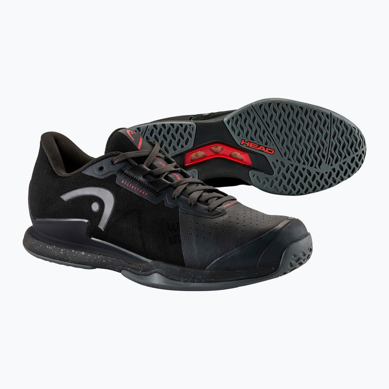 Scarpe da tennis da uomo HEAD Sprint Pro 3.5 nero/rosso 12