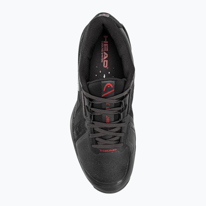 Scarpe da tennis da uomo HEAD Sprint Pro 3.5 Clay nero/rosso 5