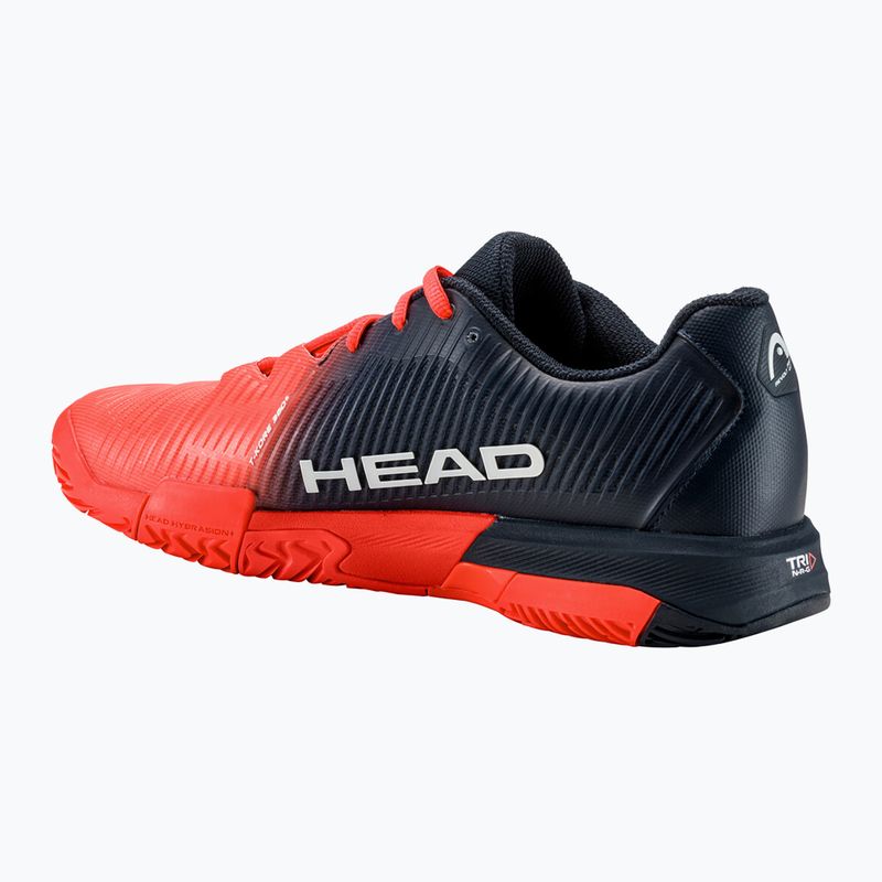 Scarpe da tennis HEAD Revolt Pro 4.0 da uomo mirtillo/corallo rosso 9