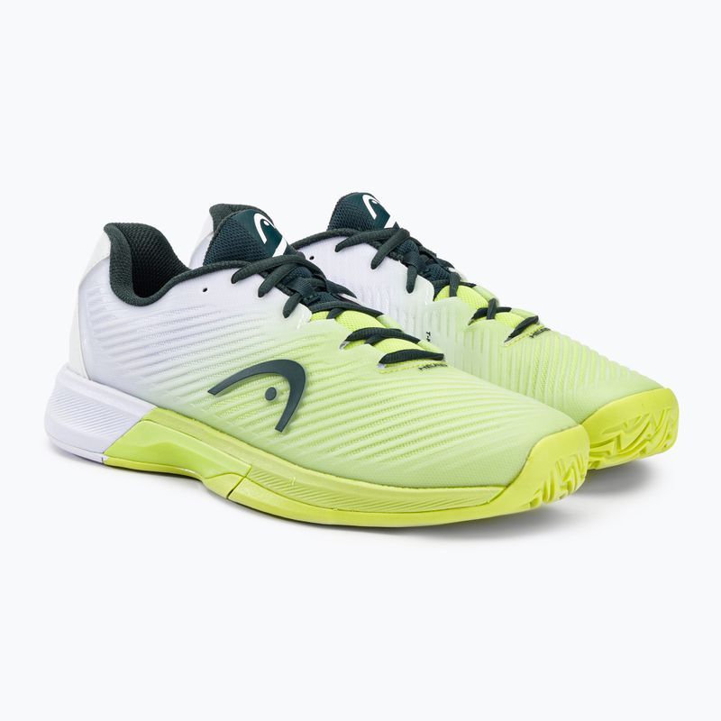 Scarpe da tennis HEAD Revolt Pro 4.0 uomo verde chiaro/bianco 5