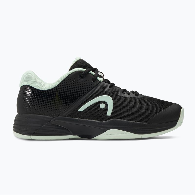 Scarpe da tennis da donna HEAD Revolt Evo 2.0 nero/aqua 2