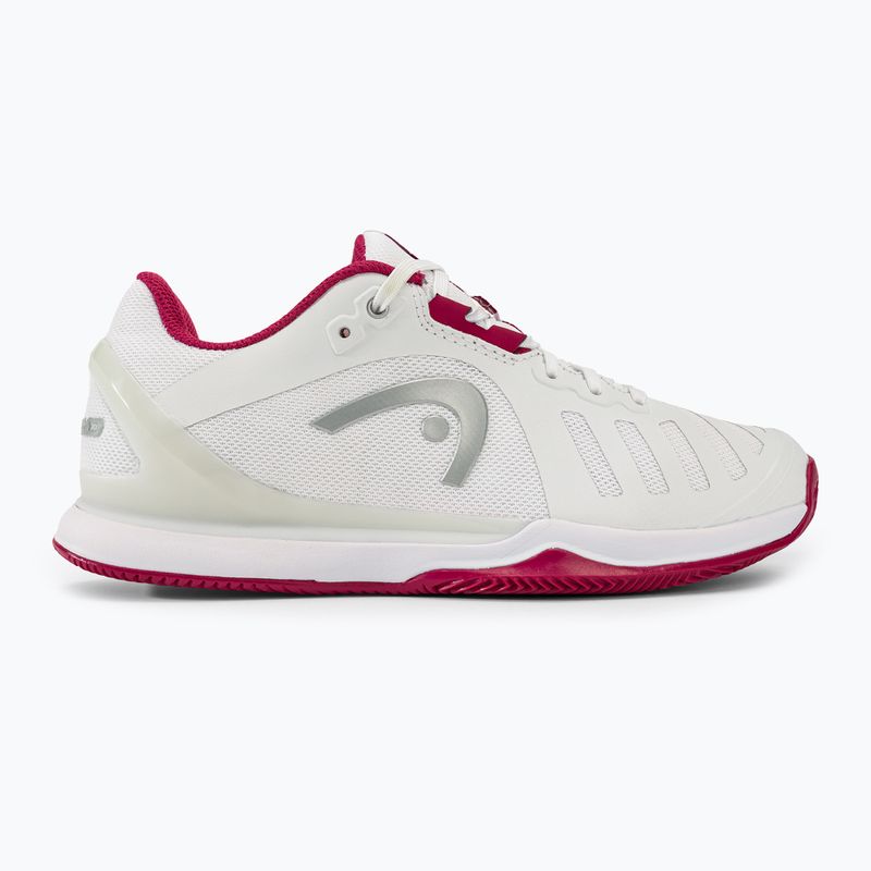 Scarpe da tennis da donna HEAD Sprint Evo 3.0 Clay bianco/berry 2