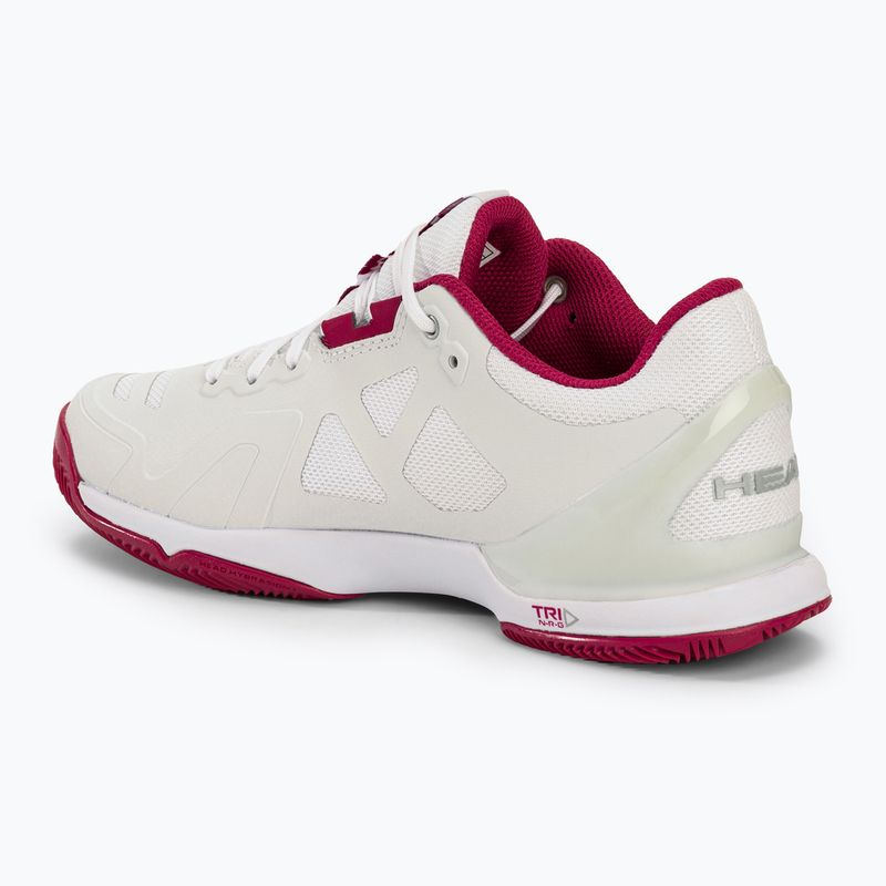 Scarpe da tennis da donna HEAD Sprint Evo 3.0 Clay bianco/berry 3