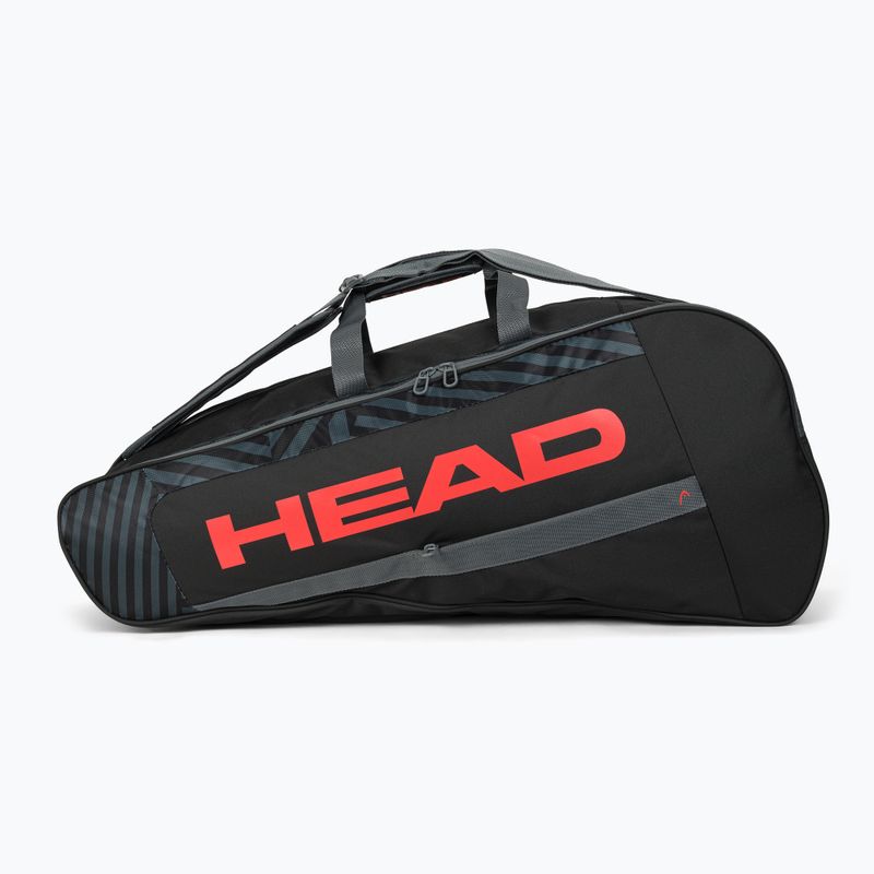 Borsa da tennis HEAD Base L 60 l nero/arancio