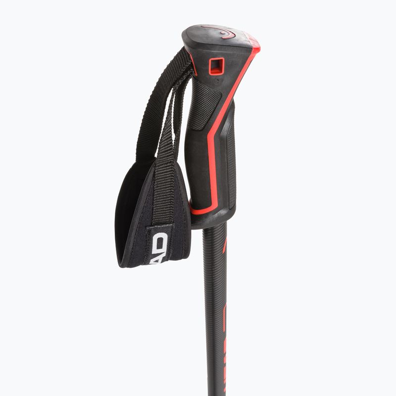 Bastoncini da sci HEAD Frontside nero/rosso 3