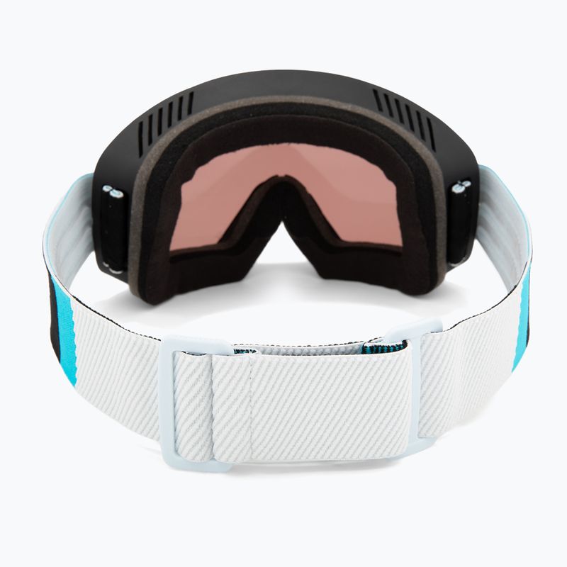 Maschera da sci HEAD Contex Pro 5K Race chrome/red/5k chrome/orange 4