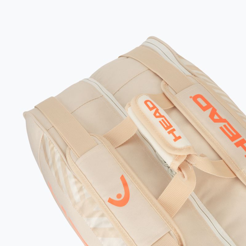 Borsa da padel HEAD Base Padel Bag M Chamomle/Corduroy White 8