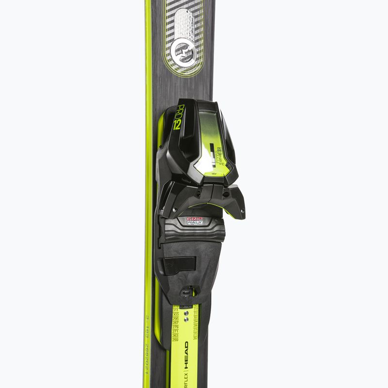 HEAD Supershape e-Speed SW SF-PR + attacchi PRD 12 nero/giallo neon 4