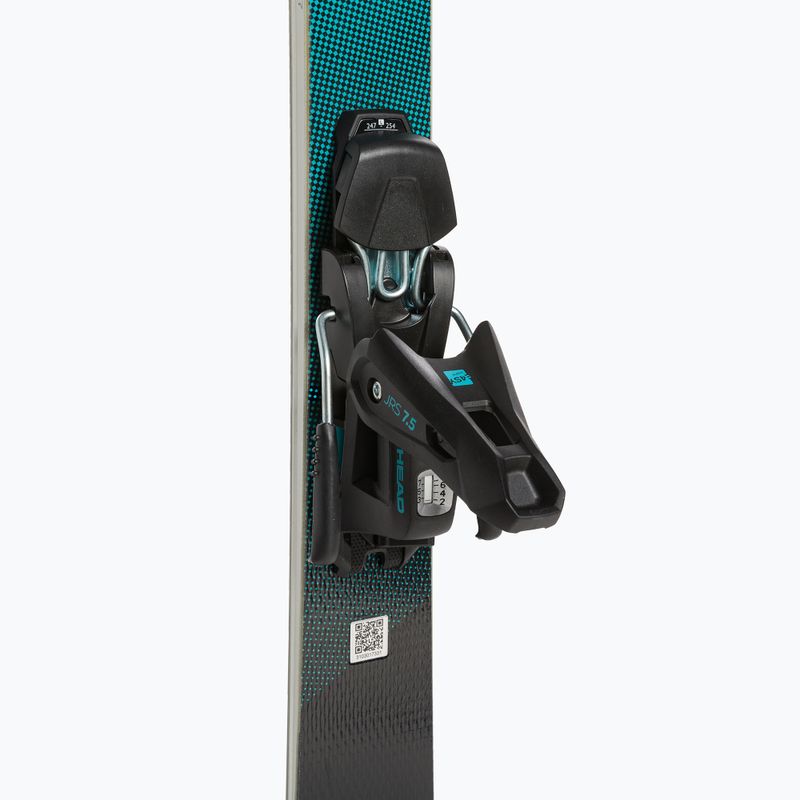 Sci da discesa per bambini HEAD WC e.Race Team SW JRS + attacchi Jrs 7,5 nero/blu 5
