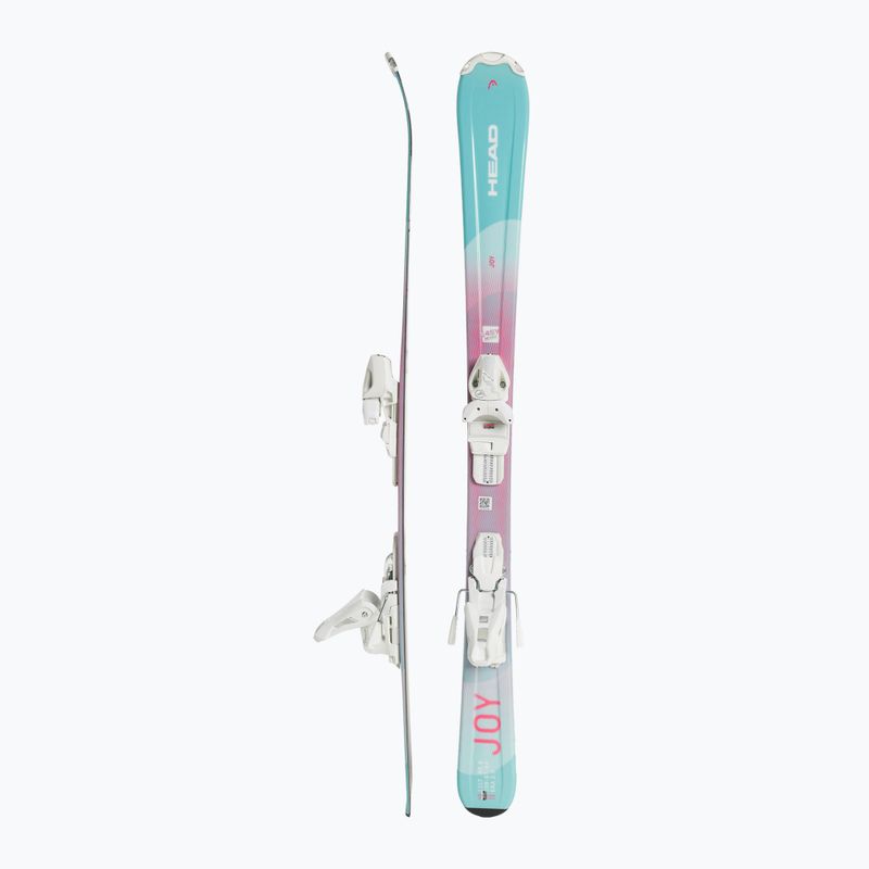 Sci da discesa per bambini HEAD Joy Easy JRS + attacchi Jrs 4.5 menta/rosa 2