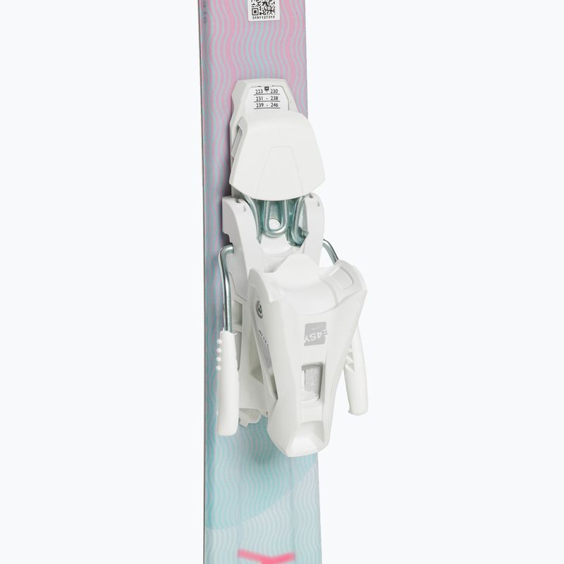 Sci da discesa per bambini HEAD Joy Easy JRS + attacchi Jrs 7.5 menta/rosa 5