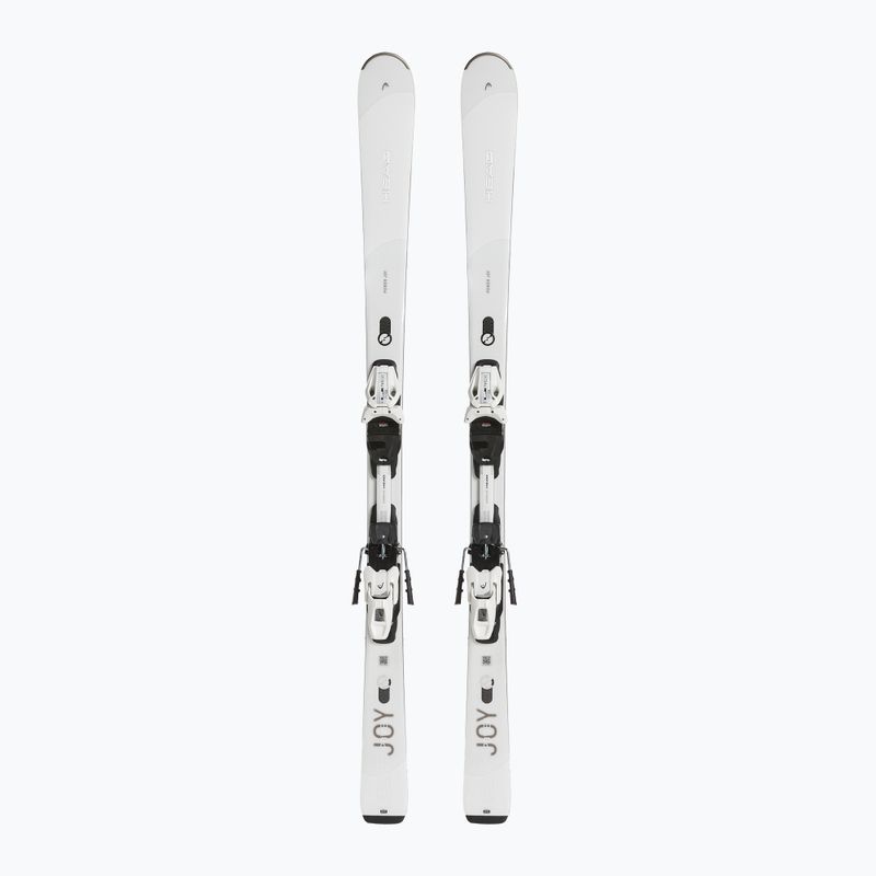Sci da discesa femminile HEAD e-power Joy SW SF-PR + attacchi Joy 12 bianco/argento