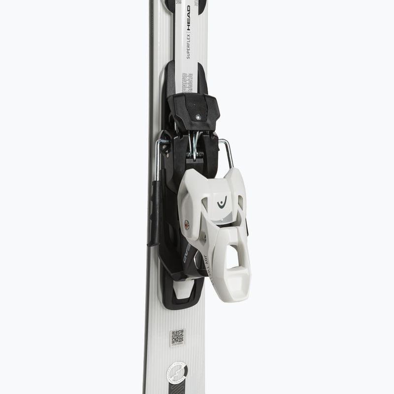 Sci da discesa femminile HEAD e-power Joy SW SF-PR + attacchi Joy 12 bianco/argento 5