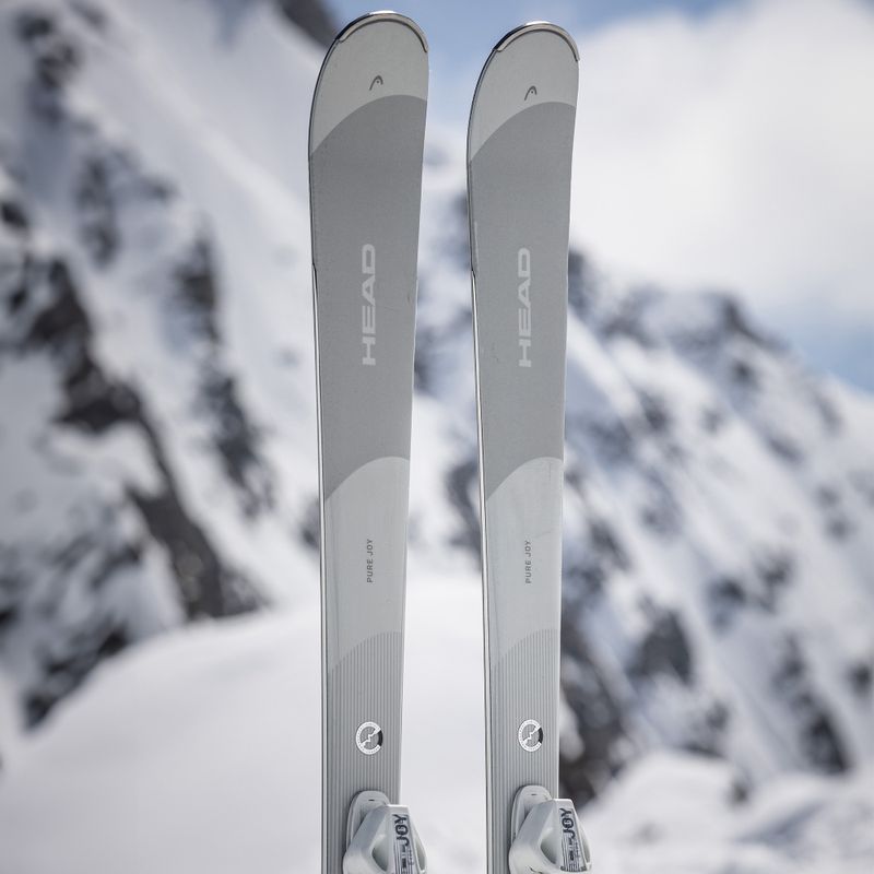Sci da discesa femminile Head e.pure Joy SLR Joy Pro + attacchi Joy 9 argento/grigio 7