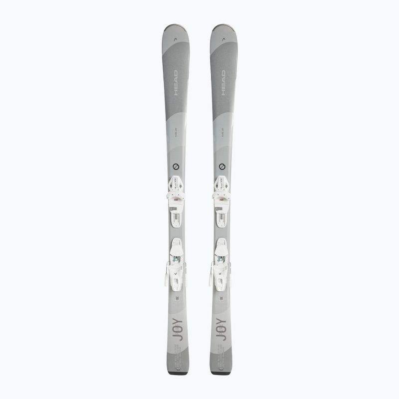 Sci da discesa femminile Head e.pure Joy SLR Joy Pro + attacchi Joy 9 argento/grigio