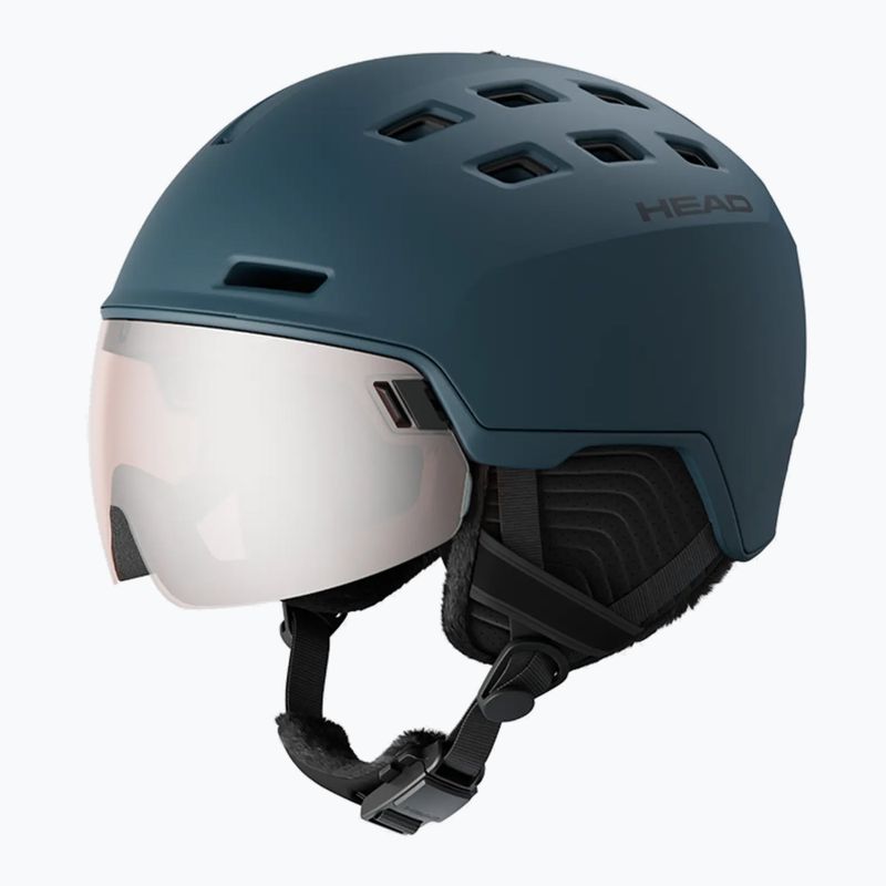 Casco da sci HEAD Radar night petrol/silver red