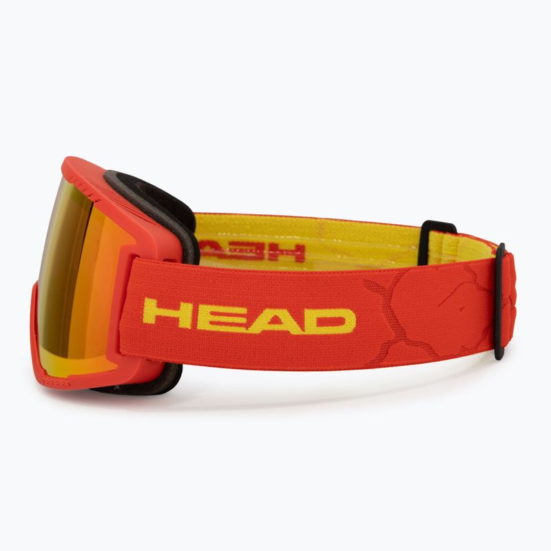 Maschera da sci HEAD Contex red/red/fmr yellow red 4