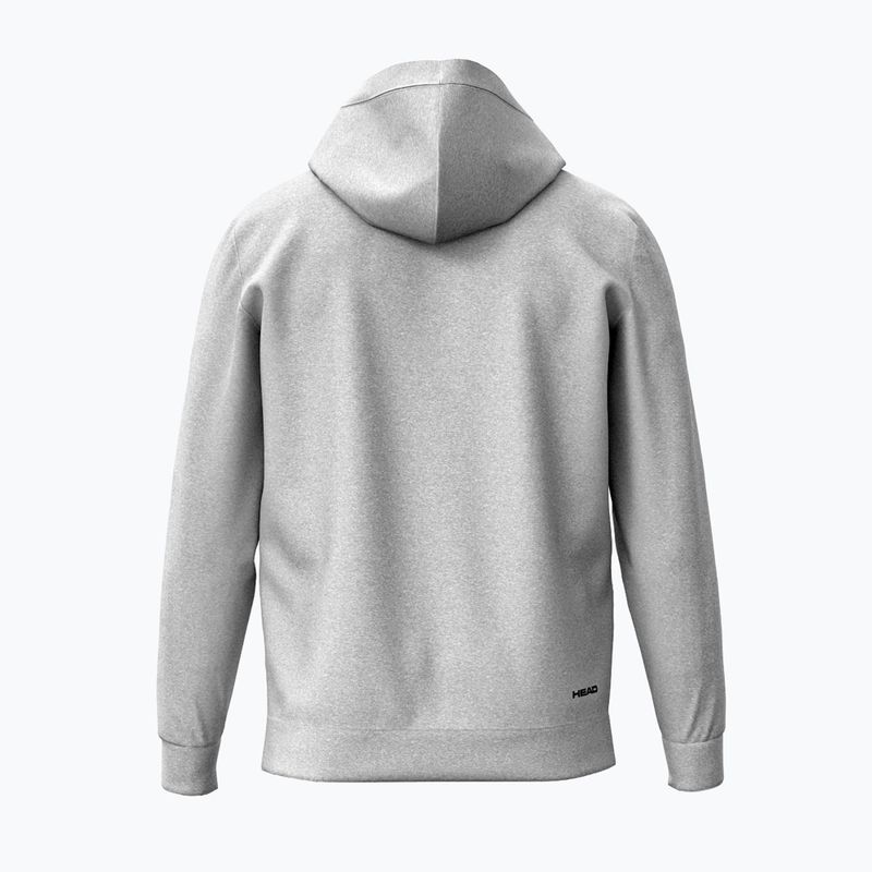 Felpa HEAD Club Original da uomo con cappuccio grigio/melange 2