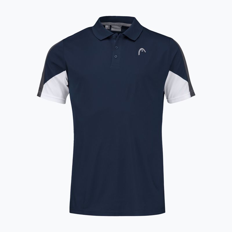 Polo da tennis HEAD da uomo Club 22 Tech Polo blu scuro 3